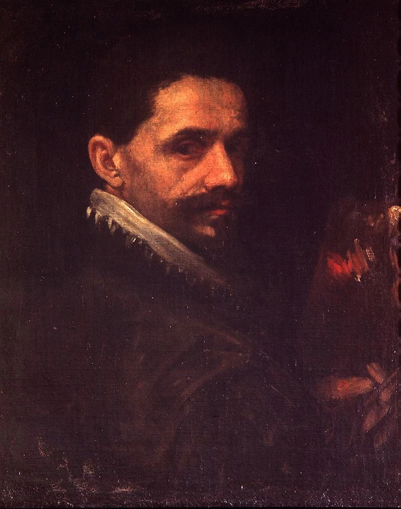  21-Leandro Dal Ponte, detto Bassano-autoritratto - Galleria degli Uffizi, Firenze 